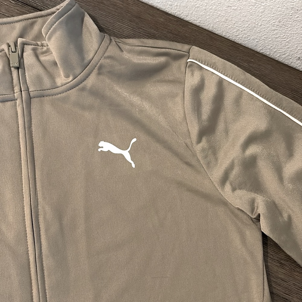 ❌SOLD❌ NWT [Puma] 2-Piece Poly Tricot Track Jacket Joggers Sweatpants Y M 10/12 - Picture 5 of 12